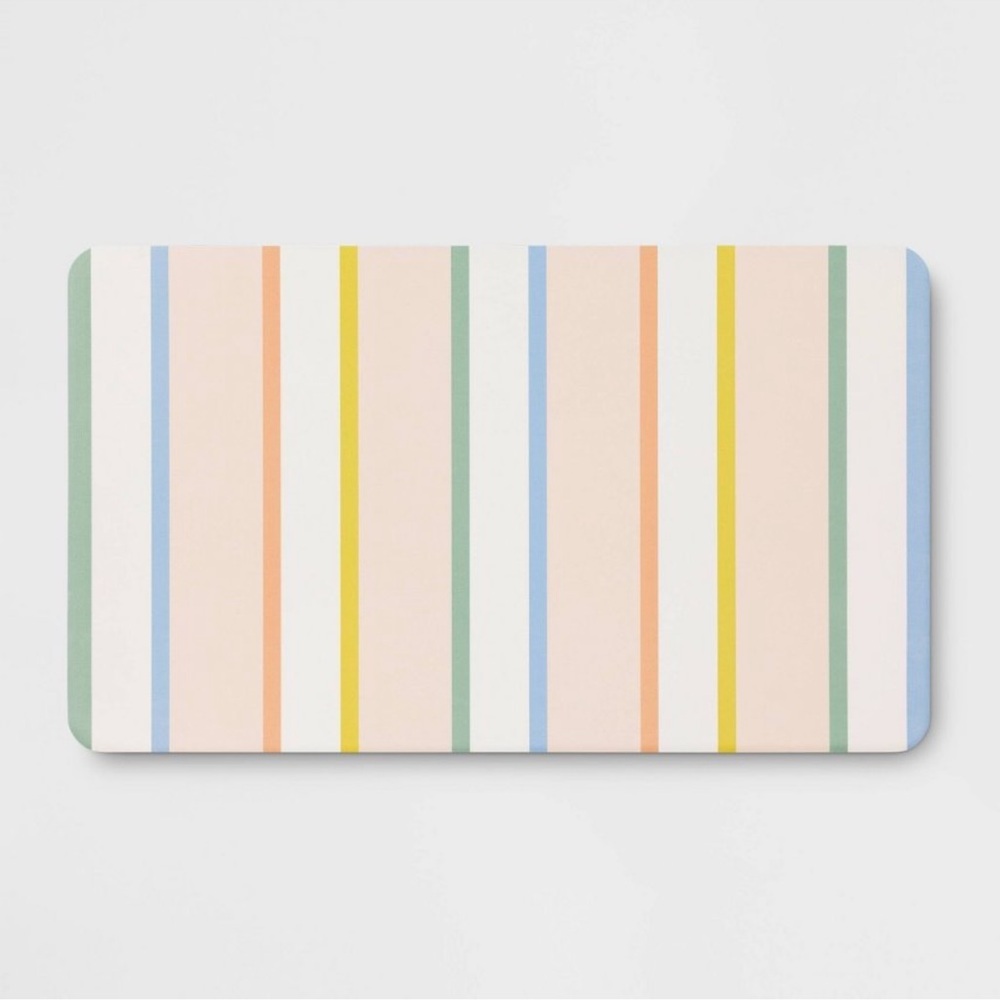 Room Essentials 2 Pack Rectangle Striped Kitchen Rug